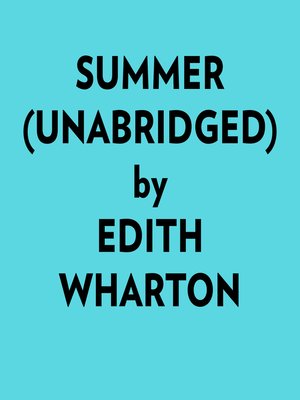 cover image of Summer (Unabridged)
